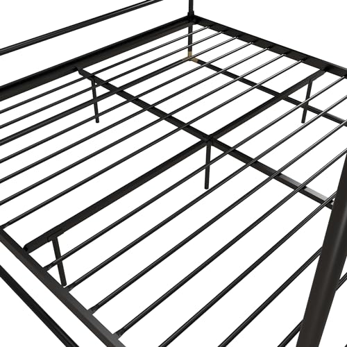 CosmoLiving by Cosmopolitan CosmoLiving Celeste Canopy Metal, King Size Frame, Black/Gold Bed