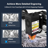 Ortur Laser Master 2 Pro S2 Laser Engraving Machine, 10000mW High Accuracy Laser Engraver, Laser Cutter, 15.7'' x 15.7'' Lazer Engraving Machine for Wood, Acrylic, Leather, Business Card, Class4 Ortur
