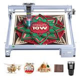 Creality Falcon Laser Engraver 10W, 0.06mm High Accuracy Laser Engraving Machines, 72W Laser Engraver and Cutter Machine for Wood, Metal, Acrylic, Glass, Leather, 15.7"×16.3" Workspace CREALITY FALCON