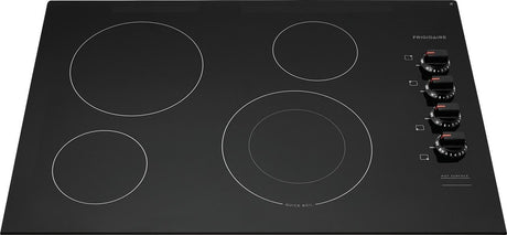 Frigidaire FFEC3025UB 30 Inch Electric Smoothtop Style Cooktop with 4 Elements in Black Frigidaire