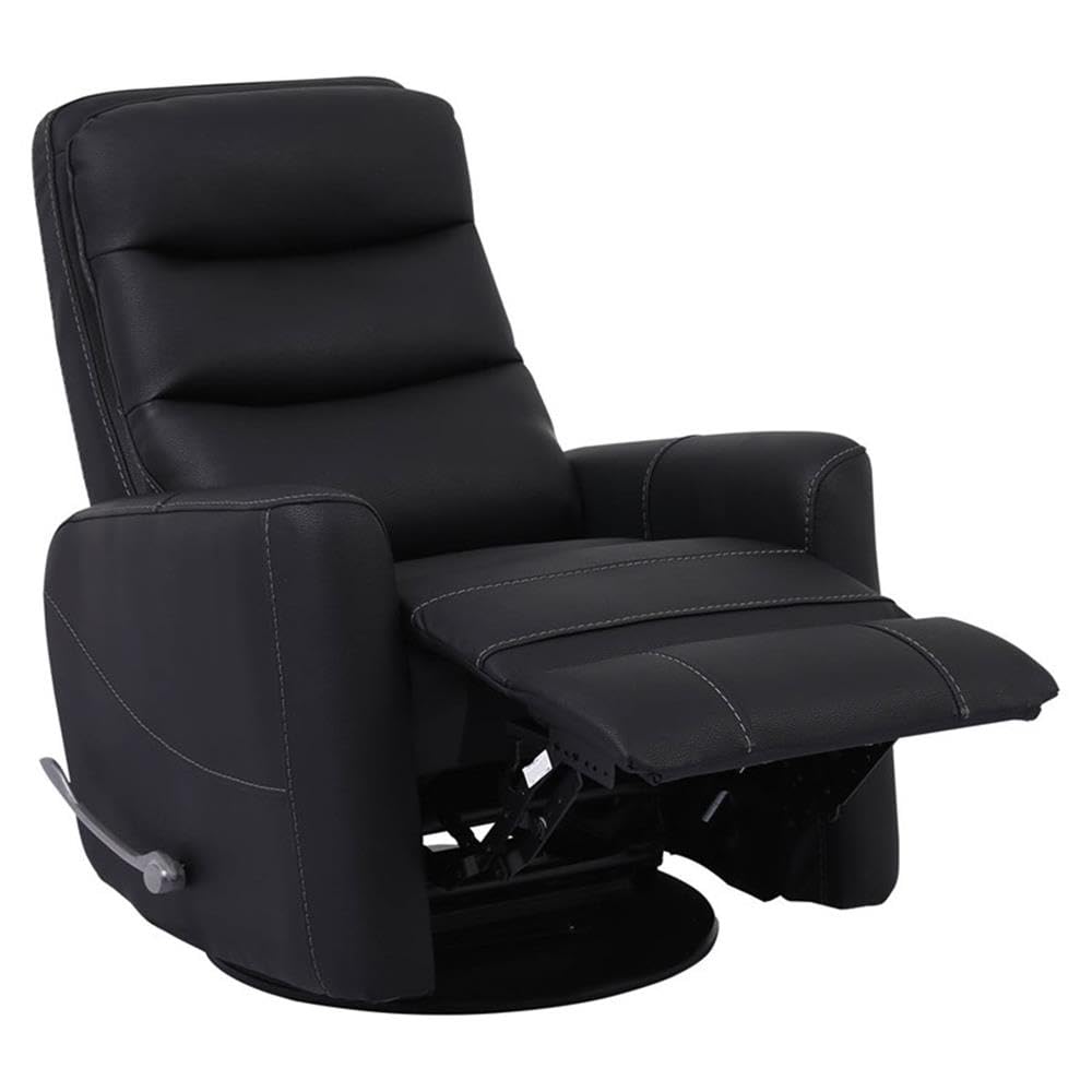 Parker Living Hercules - Black Manual Swivel Glider Recliner Parker Living