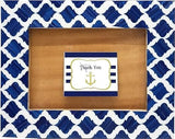 collectiblesBuy Blue & White Picture Frame Bone Inlay Moorish Moroccan Design Tabletop Home Decor Rectangular for tables or console decor collectiblesBuy