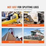 VEVOR Hydraulic Log Splitter Pump, 11GPM, 2 Stage 3000PSI Wood Log Splitter Pump, 1'' Inlet 1/2'' NPT Outlet 3600 RPM Aluminum Hydraulic Gear Pump, for Small Engine Mounting Log Splitters Snowplow VEVOR