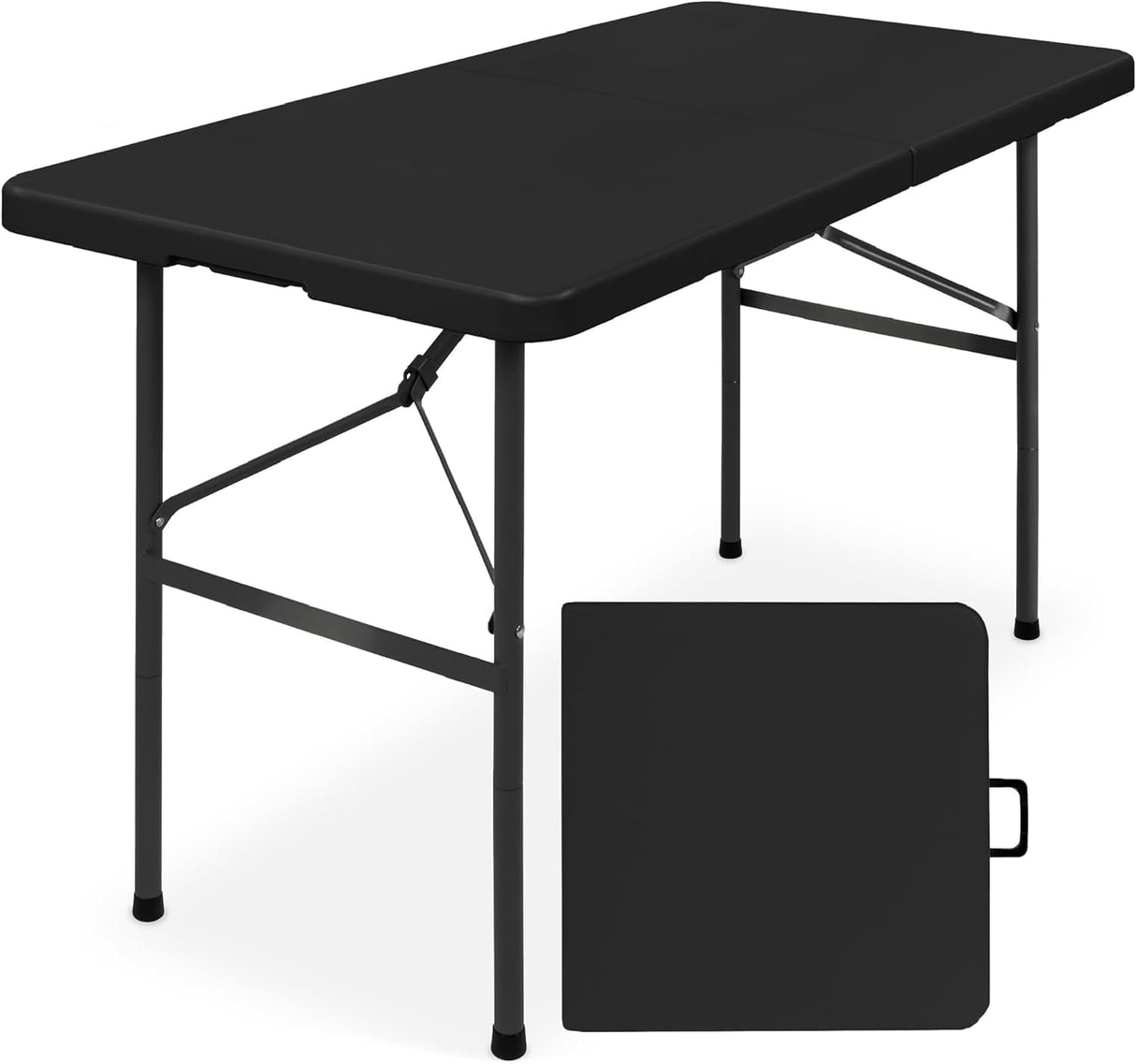 SIMPLI-MAGIC 79582 Foldable Table, 4 Feet, Black SIMPLI-MAGIC