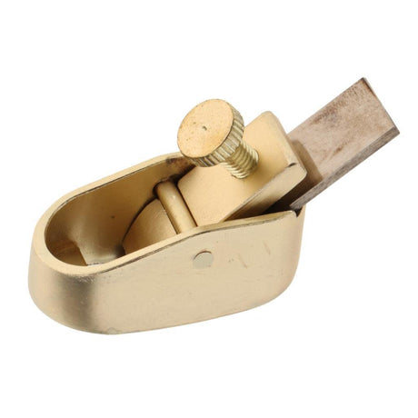 Wood Planer Hand Tool, Thumb Plane for Woodworking, Surface Smoothing and Edge Trimming - Mini Golden S MagiDeal