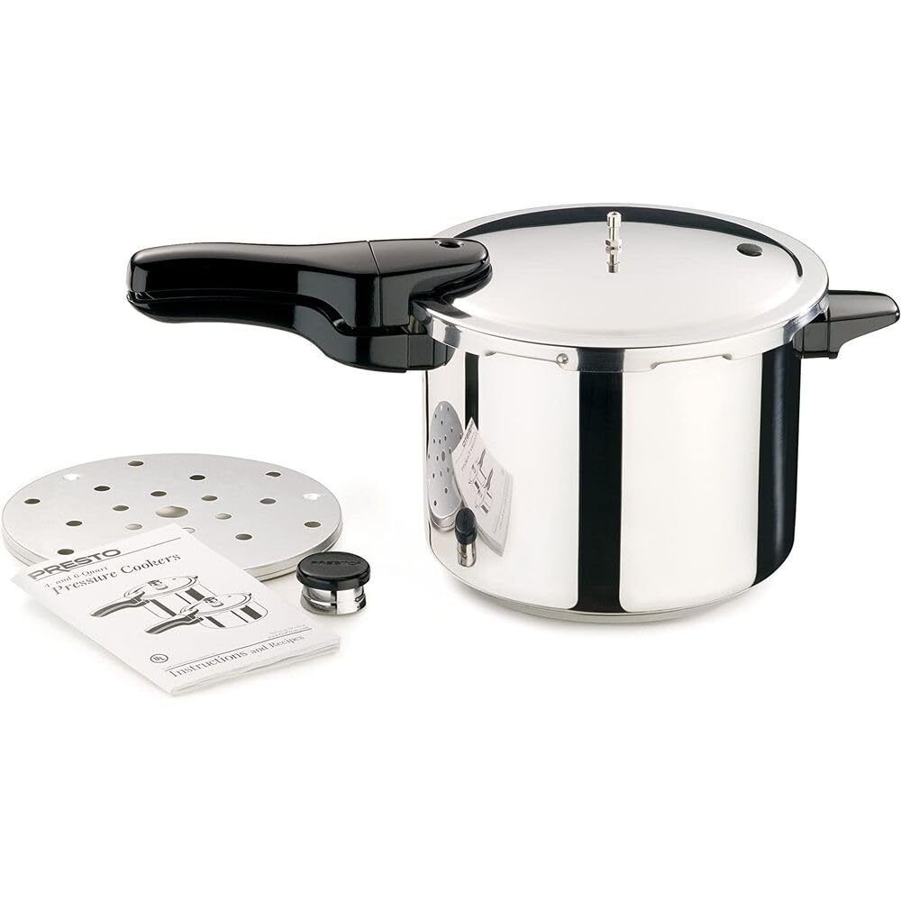 Presto 01362 6-Quart Stainless Steel Pressure Cooker Presto