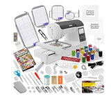 Brother SE2000 Sewing and Embroidery Machine Bundle - 5" x 7" Field, Cuts Jump Stitches, Wireless LAN, Includes 4 Hoops, 20 Premium Threads, Stabilizer Sheets, 50,000+ Designs, Accessories & More
