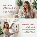 QIZUOLIFE 2Pcs Animal Embroidery Starter Kit for Adults, Koala & Puppies Pre‑Printed Embroidery Hoops Set, DIY Needlework Supplies with Step‑by‑Step Video Tutorials, Craft Gift for Beginners