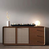 Wooden Dough Bowls Decorative，Rustic Bread Long Bowls Decor Wood Tray, Hand Carved for Table Centerpiece Decor, Home Decor (30 * 6 * 2 inch Black) BEDAZE