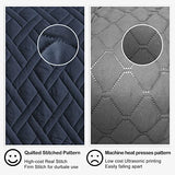 HORIMOTE HOME Quilt Set Queen Size Navy Blue, Classic Geometric Diamond Stitched Pattern, Ultra Soft Microfiber Lightweight Bedding Bedspread Coverlet for All Season with 1 Quilt 2 Pillow Shams HORIMOTE HOME