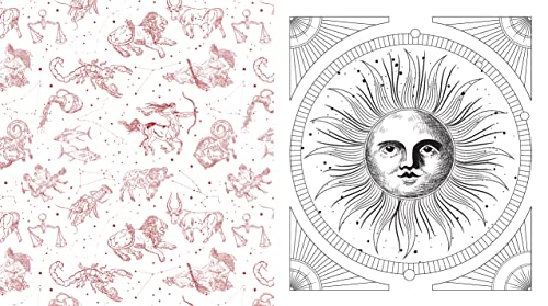 Astrology Coloring Book: Color Your Way to Unlock and Explore Your Spiritual Journey (Chartwell Coloring Books) WoodArtSupply