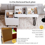 Ieejdn White Vanity Desk with Mirror and Lights,Small Makeup Vanity with 5 Drawers，Modern Makeup Table with Adjustable Cabinet for Bedroom,Makeup Room Ieejdn