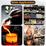 Sand Casting Sandbox, Aluminum Alloy Delft Clay Casting Molds, Small DIY Metal Jewelry Casting Mold, High Temperature Jewelry Ring Casting Sandbox Melting Pot for Jewelry Makers VINGVO