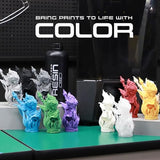 HATCHBOX 8K 3D Printer Resin Pro, High Precision Low Odor UV Curing 405nm Photopolymer 3D Printing Resin Liquid for LCD DLP Printing, 1000g Purple HATCHBOX