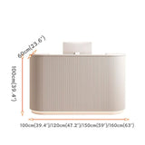 BK&MF Modern Reception Desk with Counter Drawers & Storage Shelves, Reception Room Tables,Checkout Counter for Store Hotel Office,D,120x60x100cm(47x24x39inch) BK&MF