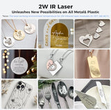 Creality 2W Infrared Laser Module, Falcon A1 Pro Replace Laser Module, High-Precision Engraving Laser for Metal, Plastic, Acrylic, Compatible Only with Falcon A1 Pro Laser Engraver Creality
