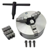 3 Jaw Lathe Chuck Manual Chuck 3" K11-80 Self-centering Lathe Drilling Part 80mm Total 2 Set of Jaws findmall