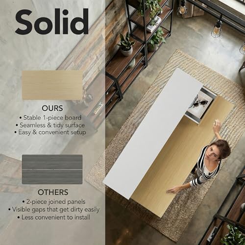 ErGear Electric 47 inch Standing Desk with Drawers and File Cabinet, Adjustable Stand up Desk with Storage, Ergonomic Sit Stand up Table Compatible Monitor Stand, Light Walnut ErGear