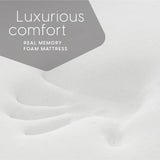 Milliard Memory Foam Futon Mattress - Full Size (Frame Not Included) (Black), 71"52"x6" Milliard