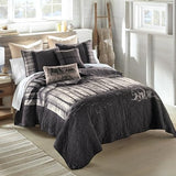 Donna Sharp Nighttime Quilt Bedding Set - 3-Piece King Size Quilt Set - Includes 1 Quilt and 2 Pillow Shams - Machine Washable - Perfect for Rustic Decor Donna Sharp