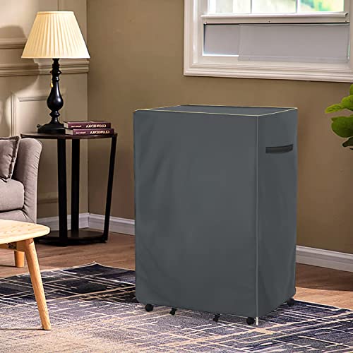 Dalema Rollaway Bed Storage Cover,Heavy Duty Waterproof Universal Folding Bed Storage Cover With Zipper for Twin Size 38-Inch Folding Bed.(39" L x 15" W x 44.8" H,Grey) Dalema
