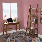 Linon Melissa Mid-Century Walnut Desk, 42" W x 19" D x 30" H Linon