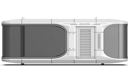 Ultimate Solution for Modern, Portable Living: Prefabricated Mobile Capsule House/Hotel, 30x10.5x10Ft, 315 Sqft. Withstands high Winds, Offers on-The-go Convenience, Full Bathroom Included.