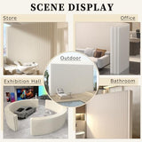 Paper Room Divider, Portable Room Dividers and Folding Privacy Screens, Divider for Room Separation, for Dorm Studio Office HKJBEQU