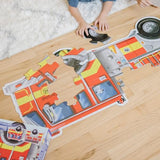 Melissa & Doug Fire Truck Jumbo Jigsaw Floor Puzzle (24 pcs, 4 feet long) - FSC Certified Melissa & Doug