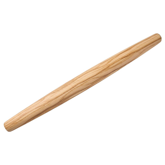 Olive Wood Rolling Pin, Wooden French Rolling Pin for Baking-15 Inch