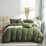 Pureant Olive Green Comforter Sets Queen Size Solid Dark Green Bedding Comforters Plain Army Green Soft Cozy Quilts Women Men Dark Grass Green Blankets Modern Minimalist Hunter Green Comforters Pureant