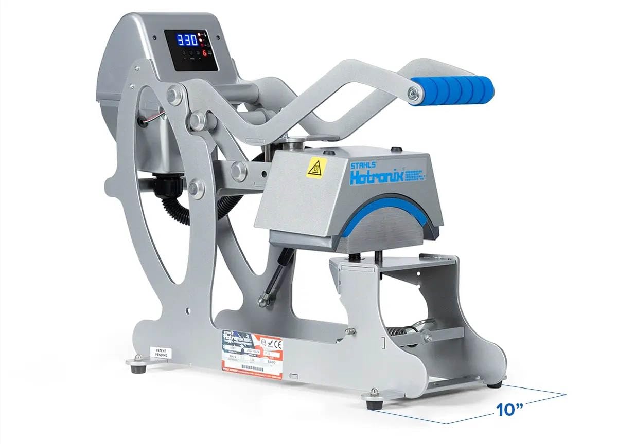 Stahls' Hotronix Auto Mag Cap Heat Press – Compact, High-Performance Heat Press for Hats and Caps with Auto-Open Feature Stahls'