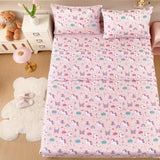 MICORAL Queen Sheets Set Kids, Unicorn Sheets for Boys Girls & Teens, 4 Piece Soft Printed Microfiber Bed Sheets, Deep Pocket Cozy Cute Toddler Bedding Set MICORAL