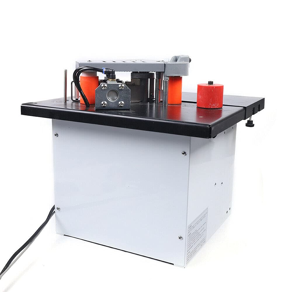 Portable Edge Bander, Automatic Edge Banding Machine Double Side Gluing Wood Banding Machine,110V,0-6m/min - WoodArtSupply