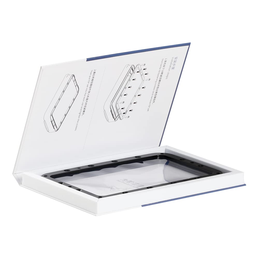 2PCS FEP Film for Anycubic Photon Mono 2, Mono 4 3D Printer Accessories 2PCS Resin Vat Pre-Installed FEP Release Film with Frame for Mono 2, Mono 4 Resin 3D Printer 197x131x0.15mm AOMUWKE