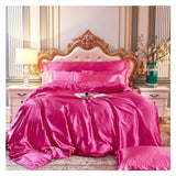 UOIO High-End Home Rayon Satin Bedding Set Luxury Single Double Duvet Cover Set, King Queen Size Bedding Sets No Sheets,cotton duvet UOIO