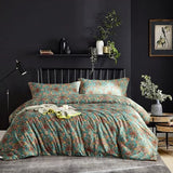 Ikawaapurry Comforter Set for Queen Size Bed Farmhouse Boho Bedding Sets Fluffy Lightweight Flowers Plants All Season 3 Pcs Comforter with 2 Pillow Shames Ikawaapurry