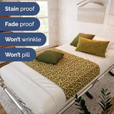 Cot Sheet Set 25” x 75” – Easy-Fit Cot Size Mattress Sheets – Ideal for Narrow Twin, Camper Bunk, RVs, Twin Bunks, Day Care and Camping Cots - Cot Size Fitted Sheet fits 6” to 10” Mattresses – White CGK Unlimited