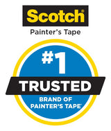 Scotch General Purpose Masking Tape, 1.88 in x 60.1 yd, Beige, Sticks for Up to 5 Days, Removes Easily Without Leaving Sticky Residue, Easy-to-Tear Masking Tape (2050-48MP) Scotch