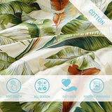Tommy Bahama - King Comforter Set, Cotton Sateen Bedding with Matching Shams & Bedskirt, Bedding Set for All Seasons (Palmiers Green, King) Tommy Bahama