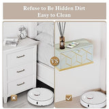 HLR Floating Nightstand, Small Nightstand with Flap Door, Morden Wall Mounted Nightstand for Bedrooms, Green HLR