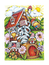 Creative Haven Gnome Sweet Gnome Coloring Book (Adult Coloring Books: Fantasy) Dover Publications