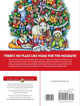 Creative Haven Home for the Holidays Coloring Book (Adult Coloring Books: Christmas) WoodArtSupply
