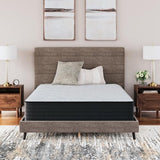 Signature Design by Ashley Twin Size Palisades 14 Inch Plush Hybrid Mattress with Quick Response Gel Memory Foam, Fiberglass Free, Mattress In A Box Signature Design by Ashley