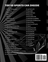 Sports Cars Coloring Book: A Collection of 45 Cool Supercars | Relaxation Coloring Pages for Kids, Adults, Boys, and Car Lovers WoodArtSupply