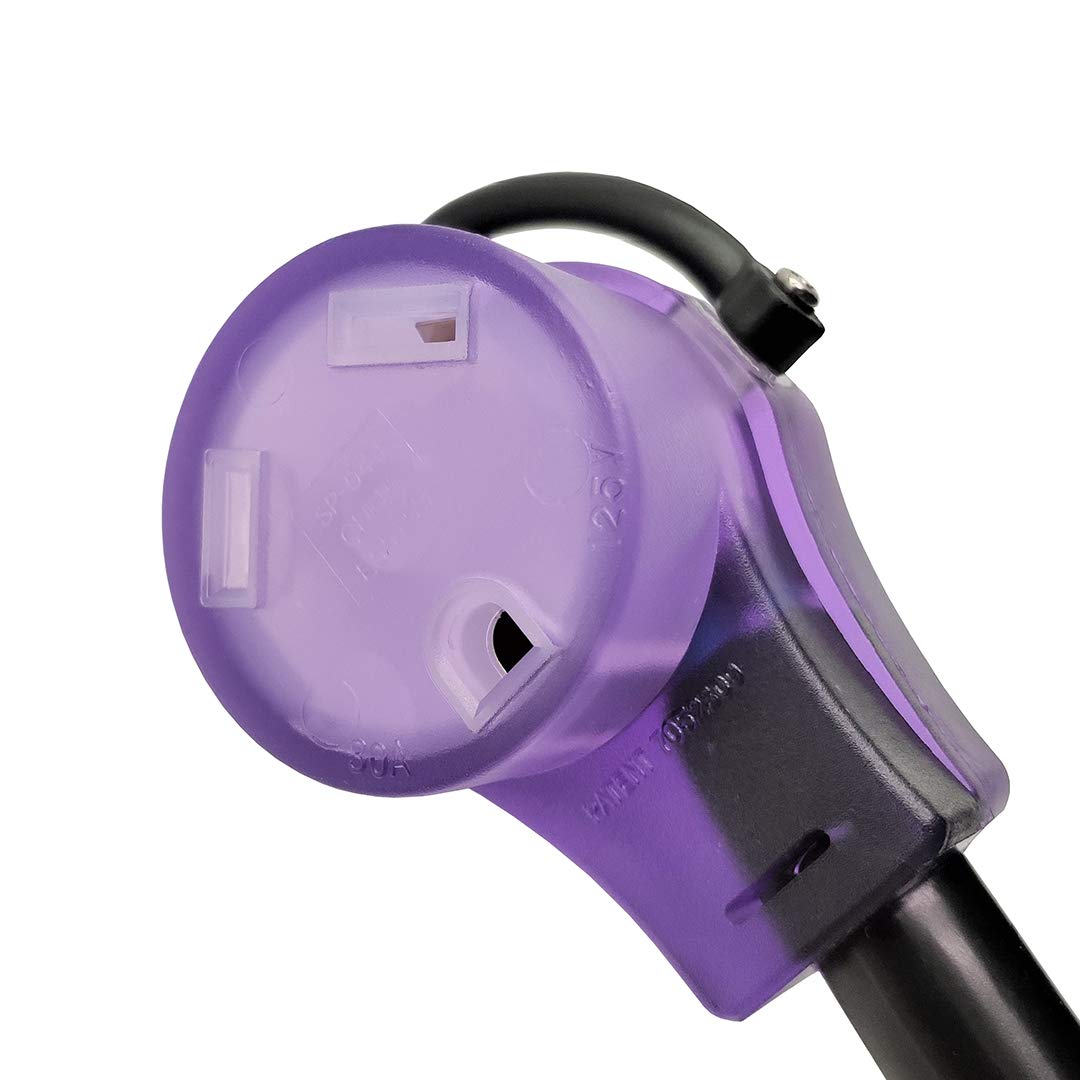 Parkworld RV 30A Extension Cord NEMA TT-30 with Handle, Camper 30amp TT-30P to TT-30R (100FT) Parkworld