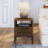 Bme, Millie Rustic Side Table, Rustic Chestnut Bme