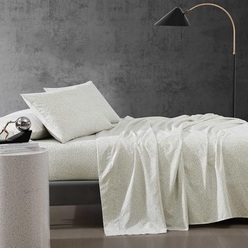 Kenneth Cole - Twin Sheet Set, Super Soft Wrinkle-Resistant Bedding with Bonus Pillowcases, Floral Home Decor, Oeko-Tex Certified (Chill Flowers Beige, Twin) Kenneth Cole