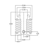 3D Printer xirbbo Heat Dissipation Block, Ender 3 V3 Silver Aluminum 3D Printer Heatsink Radiator, Hotend Replacement Parts 3D Printing Heatsink Accessory, for Ender 3 V3 KE and Ender 3 V3 SE Xirbbo