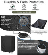 Falezern 33 in Folding Bed Cover, With Metal Zipper and Adjustable Drawstring, Dustproof and Waterproof, Thickened Storage Cover for Fold Up Cot Falezern